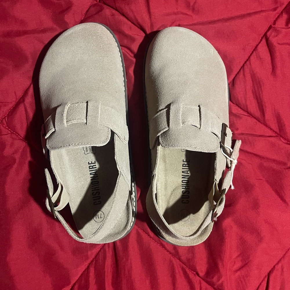 Woman’s  Beige Suede Shoes